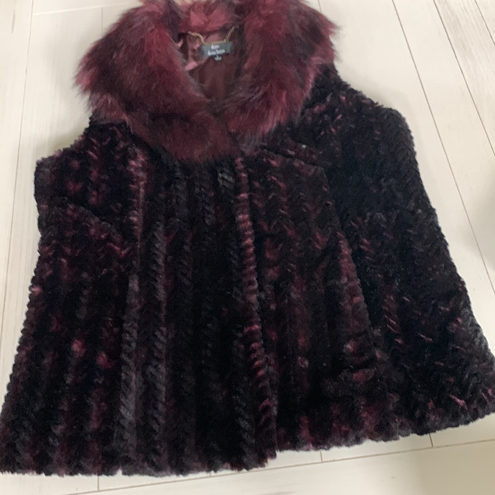 Dennis Basso Faux Fur Vest